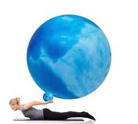 Pilates Ball - Balle de Pilates Soft | Exercise Ball | 9,8 pouces Barre Ball pour stabilité, barre, fitness, AB et Core Yoga Ball avec anti-burst Design Fitness Ball With Carrying Handles For Workouts