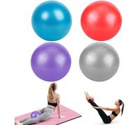 Pilates Ball,Small,4pcs Yoga Ball Pilates Gymnastics Ball 25 Cm Anti-Slip Gymnastics Ball With Inflation Straw For Seniors Therapy,Home,Fitness