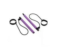 Pilates Bar Kit with Resistance Band, Portable Resistance Band And Pilates Exercise Stick(Purple)(1Pcs)