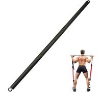 Pilates Bar,Portable Yoga Stick Detachable Resistance Rod For Bodybuilding Exercises For Pilates,Yoga,Powerlifting,Bodybuilding,Home Gym,107 Cm