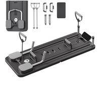 Pilates Board,Pilates Reformer Multifonctionnelle,Planche Pilate Pliable | Rouleau Abdominal Rebond Automatique, Corde de Tension, Pompes,Kit Reformer Pilates Maison
