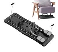 Pilates Board - Reformer Pilates Board | Pilate Reformper | Équipement d'entraînement de fitness en force | Planches de pilate portables et pliables avec bandes de résistance pour l'entraînement à dom