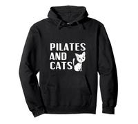 Pilates et Chats propriétaire Amant instructeur Professeur Mignon Maman Papa Sweat à Capuche