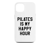 Pilates is My Happy Gym Hour Women Girls Do Pilates Sayings Coque pour iPhone 13