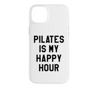 Pilates is My Happy Gym Hour Women Girls Do Pilates Sayings Coque pour iPhone 14 Plus