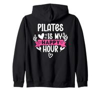 Pilates is My Happy Hour Hot Girls Do Pilates Instructor Era Sweat à Capuche