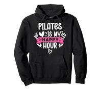 Pilates is My Happy Hour Hot Girls Do Pilates Instructor Era Sweat à Capuche
