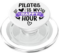 Pilates is My Happy Hour in Pilates Era Pilates Instructor PopSockets PopGrip pour MagSafe