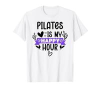 Pilates is My Happy Hour in Pilates Era Pilates Instructor T-Shirt