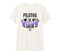 Pilates is My Happy Hour in Pilates Era Pilates Instructor T-Shirt Haut de Gamme