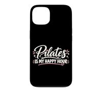 Pilates is My Happy Hour Reformer Pilates Humour Coque pour iPhone 13
