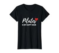 Pilates is My Happy Hour Stress Relief T-Shirt Graphique avec Valeur