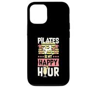 Pilates is My Happy Hour Style Tropical Coque pour iPhone 12/12 Pro
