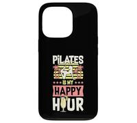 Pilates is My Happy Hour Style Tropical Coque pour iPhone 13 Pro
