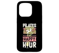 Pilates is My Happy Hour Style Tropical Coque pour iPhone 15 Pro