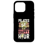 Pilates is My Happy Hour Style Tropical Coque pour iPhone 16 Pro