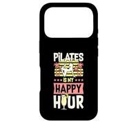 Pilates is My Happy Hour Style Tropical Coque pour iPhone 17 Pro
