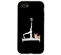 Pilates Mignon Corgi Reformer Pilates Amateur de vin Coque pour iPhone SE (2020) / 7/8
