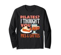 Pilates pensait que vous aviez dit « Pies Lattes Fun ». Manche Longue