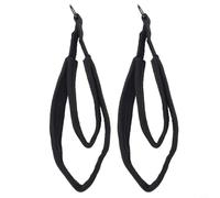 Pilates pour sangles de pied, design à double boucle avec anneaux en D pour équipement de reformage fabriqué en toile de coton confortable et fixation sûre pendant l'exercice