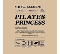Pilates Princess Notebook: Aesthetic Pilates Workout Journal & Lined Fitness Notebook for Pilates Girls