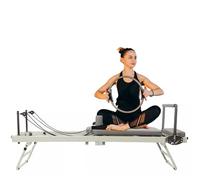 Pilates Reformer, appareil Pilates Reformer pliable à domicile, exercices réglables pour renforcer le tronc et perdre du poids