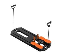 Pilates Reformer Compact | Planche de Pilates Reformer - Planche de Pilates pour la maison, planche abdominale multifonctionnelle, planche d'entraînement avec roue à rouleau AB à automatique, E