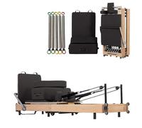Pilates Reformer, équipement de Pilates pliable pour la maison et la salle de sport, avec planche de saut pour tou les niveaux