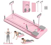Pilates Reformer, Pilates Pliable, La Roue Abdominale Push-Up Rebondit Automatiquement Minuterie,Planche Abdominale Pilates Multifonction pour La Maison Et La Salle De Sport