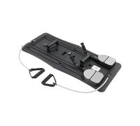 Pilates Reformer | Planche de Pilates | Planche multifonction | Charge de 300 lbs | Planche et rouleau abdominal | Minuterie et cordes de tension | Pliage | Pour ventre, dos et bras (noir)