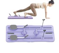 Pilates Reformer Portable et Pliable Renforcement du noyau Entraînement du | Planche de réforme de Pilates pour Femmes Exercice de Bureau, Exercice de Rééducation, Exercice de Danse, Passes de Yoga