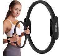 Pilates Ring 38 Cm,Magic Circle Resistance With Handles,Pilates Accessory For Thighs And Arms,Muscle Strengthening Circle For Yoga,Pilates,Toning Ring