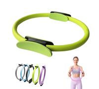Pilates Ring Fitness Trainer, Pilates Ring Magic with Double Padded Handles, for Toning Arms, Legs Men and Women (Green)