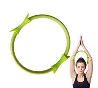 Pilates Ring for Women, Exercice Ring Pilates | Léger 14,96 Pouces de Remise en Forme résistance à l'anneau Pilates Hoop - Équipement d'exercice antidérapant Accessoires de Yoga à Double poignée pour