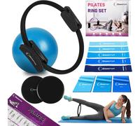 Pilates Ring Set Exercise Equipment With Exercise Bands Resistance Bands Set,Pilates Ball,Sliding Disks-Workout Equipment Home Gym Includes Complete Guide""},""Additionalweblabs"".[P114]