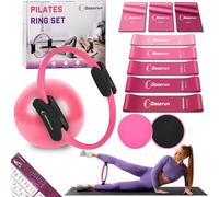 Pilates Ring Set Exercise Equipment With Exercise Bands Resistance Bands Set,Pilates Ball,Sliding Disks-Workout Equipment Home Gym Includes Complete Guide""},""Additionalweblabs"".[P115]