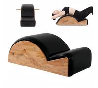 Pilates Spine Correcteur de Colonne Vertébrale, Arc Pilates en Bois d'Hévéa, Pilates Masseurs pour Le Dos, de l'Étirement et Renforcement du Tronc, pour Gym Domicile