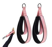 Pilates Strap - 2 Pieces Double Ring Exercise Equipment | Tonal Yoga Rings | Home Workout Gym Studio Barre Class Stretching Routine Strength Training, Leg Arm, Resistance