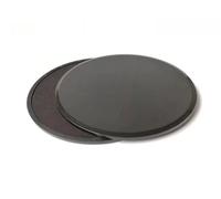 Pilates Yoga Fitness Abdominal Disque Coulissant Exercice À Domicile Formation De Base Tapis Coulissant Pranayama Équipement De Méditation - Type Paire Noire