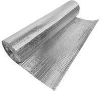 PILBELLES Isolant thermique réfléchissant en aluminium et bulles triple couche 0,5 x 2,5 m (1,25 m²) | fenêtres, radiateurs, tiroir volets, portes, camping-car, grenier, usage industriel, logement