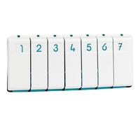Pilbox Tempo City Blanc Et Bleu 1 Pièce