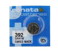 Pile 392 SR41W Renata pour montre - 1,55 V - Fabriquée en Suisse