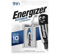 Pile 9V lithium ENERGIZER Ultimate 6LR21 6LR61 LR22 6F22 L522 pile longue durée 9 volts 750mAh idéal détecteur de fumée et incendie