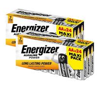 Pile AA LR6 Energizer lot de 48 piles AA LR06 alcaline 1.5V pack économique