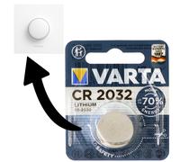 Pile adaptée à Philips HUE Smart Button 1x Varta CR2032 Pile lithium IEC CR 2032