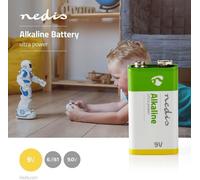 Pile alcaline 9V | 6LR61 | 1-Blister