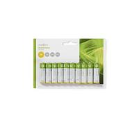 nedis pile alcaline aa 1.5 v 10 pièces blister G