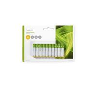 nedis pile alcaline aaa 1.5 v 10 pièces blister