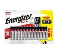 Pile alcaline aaa 1. 5 v max 12-blister G