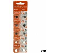 Pile alcaline au manganèse Maxell 1,5 V LR41 (20 pièces)